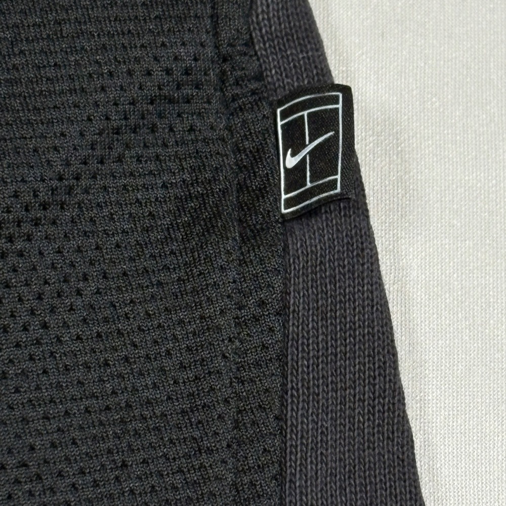 NikeCourt Women's Tech Knit Tennis Warm Up Pants Black 715227-010 Medium Joggers - Picture 2 of 14